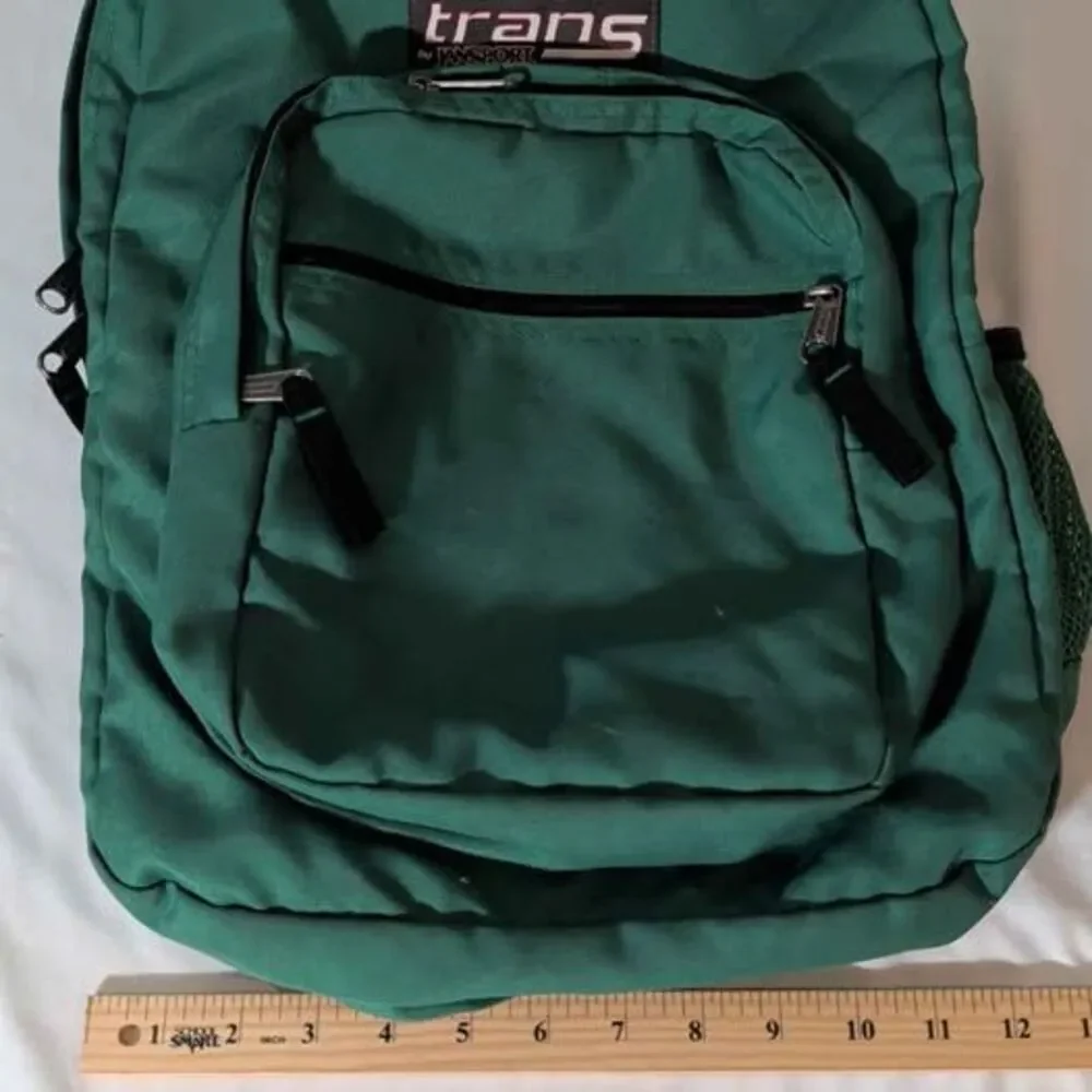Trans by JanSport SuperMax TM60 Backpack Green Teal Laptop Daypack School Bag